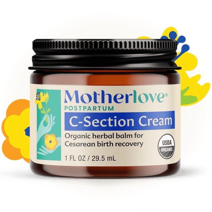 Balsam calmant dupa cezariana, organic 29.5 ml Motherlove