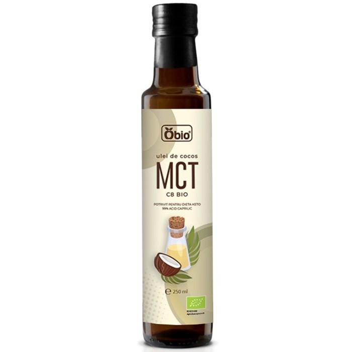 Ulei de cocos MCT C8 bio 250ml Obio