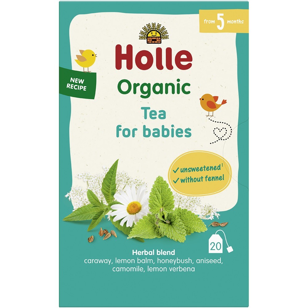 Ceai bio pentru bebelusi +5 luni 20 plicuri Holle