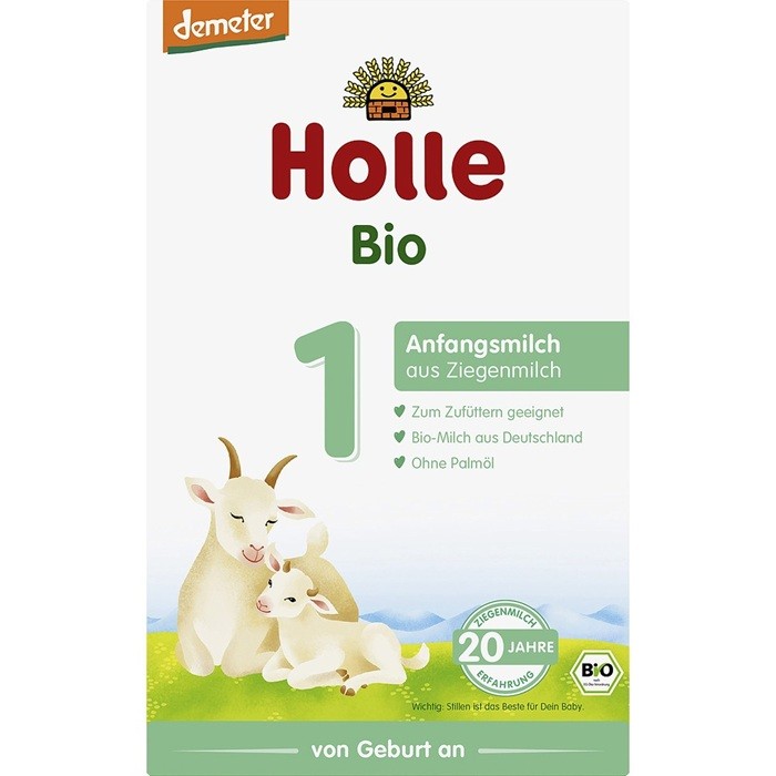 Lapte praf bio de capra pentru sugari de la nastere, Formula 1 Holle 400g
