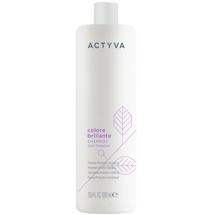 Sampon pentru par vopsit - Colore Brillante Shampoo Velian 1000 ml Kemon Actyva