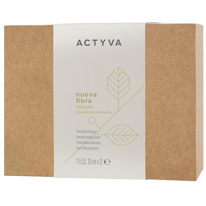 Serum tratament de restructurare - Nuova Fibra Serum 12 x 30 ml Kemon Actyva
