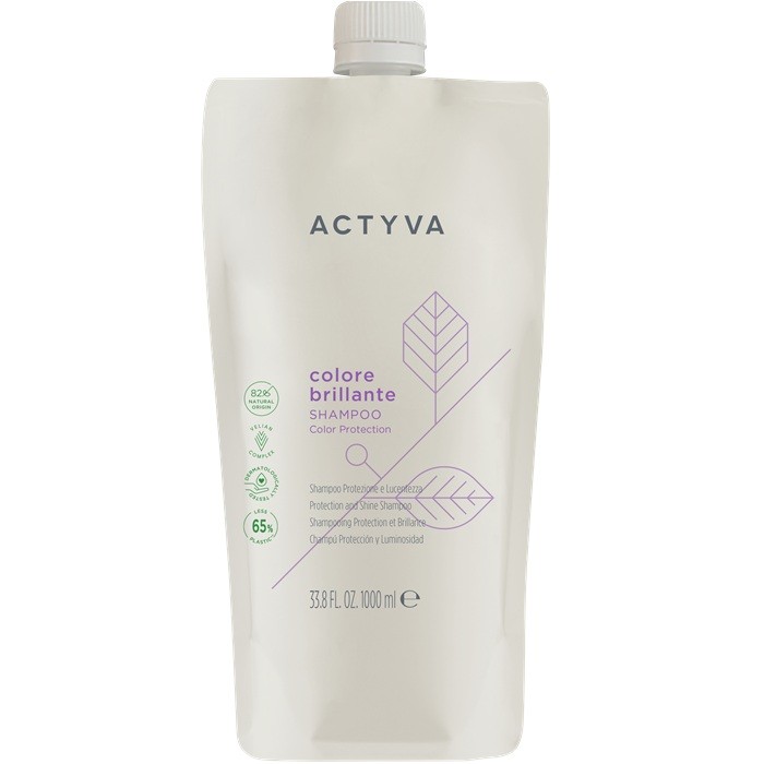 Sampon pentru par vopsit - Colore Brillante Shampoo Velian Bag 1000 ml Kemon Actyva