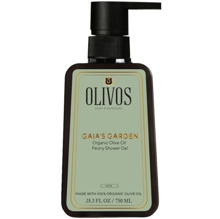 Gel de dus Gaia's Garden cu ulei de masline si bujor 750ml Olivos