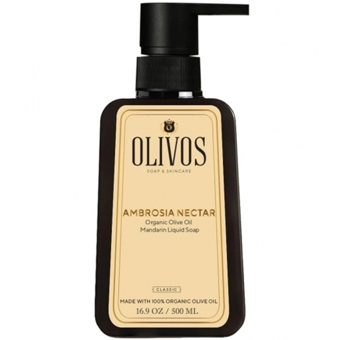 Sapun lichid Ambrosia Nectar cu ulei de masline si mandarina 500ml Olivos