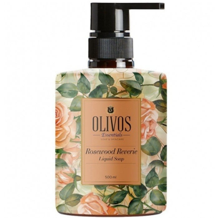 Sapun lichid Rosewood Reverie cu trandafir si bujor 500ml Olivos