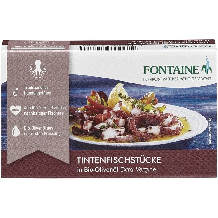 Caracatita in ulei de masline extravirgin bio 110g Fontaine