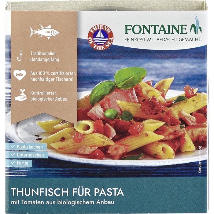 Ton pentru paste cu tomate 200g Fontaine