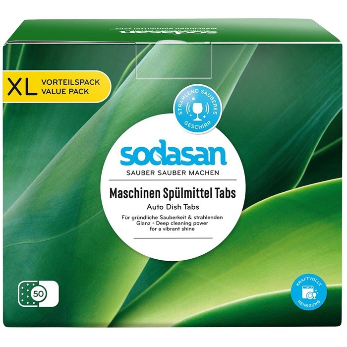 Tablete ecologice pentru masina de spalat vase 50buc x 20g Sodasan