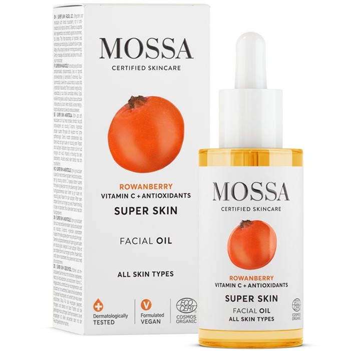 Ulei facial cu vitamina C si antioxidanti Super Skin 30ml Mossa