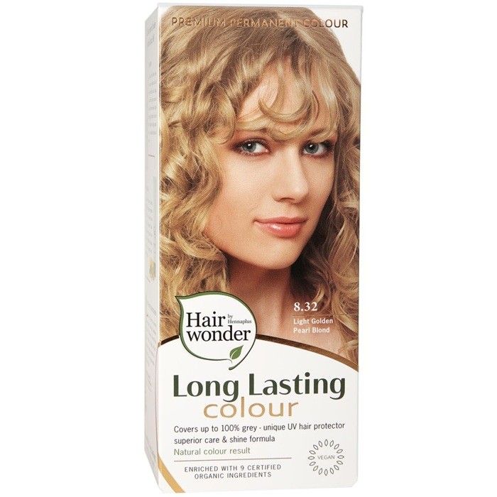 Vopsea Long Lasting Colour 8.32 Light Golden Pearl Blond Hairwonder