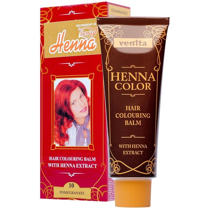 Balsam colorant Henna Sonia Nr 10 Rosu Rodie 75g