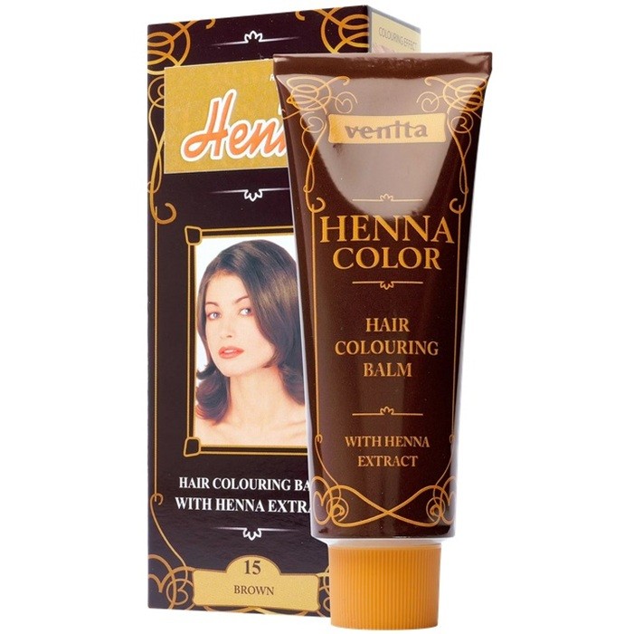 Balsam colorant Henna Sonia Nr 15 Saten inchis 75g