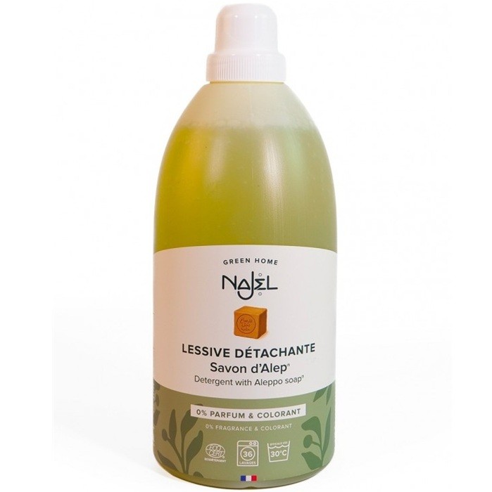 Detergent ecologic cu sapun de Alep, fara parfum 2L Najel