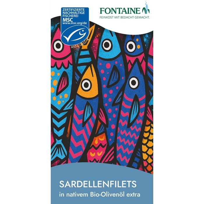 File ansoa in ulei bio de masline extravirgin 45g Fontaine