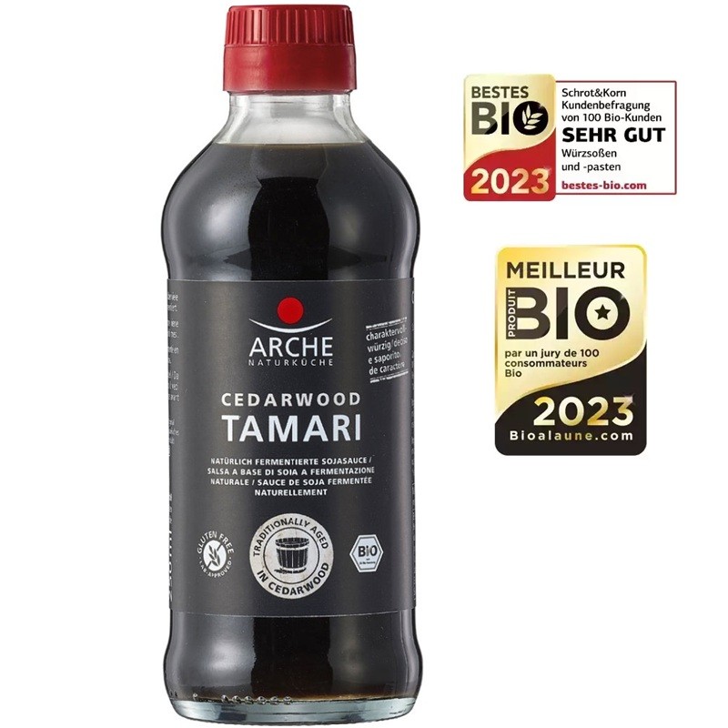 Sos de soia Tamari Cedarwood bio, fara gluten 250ml Arche
