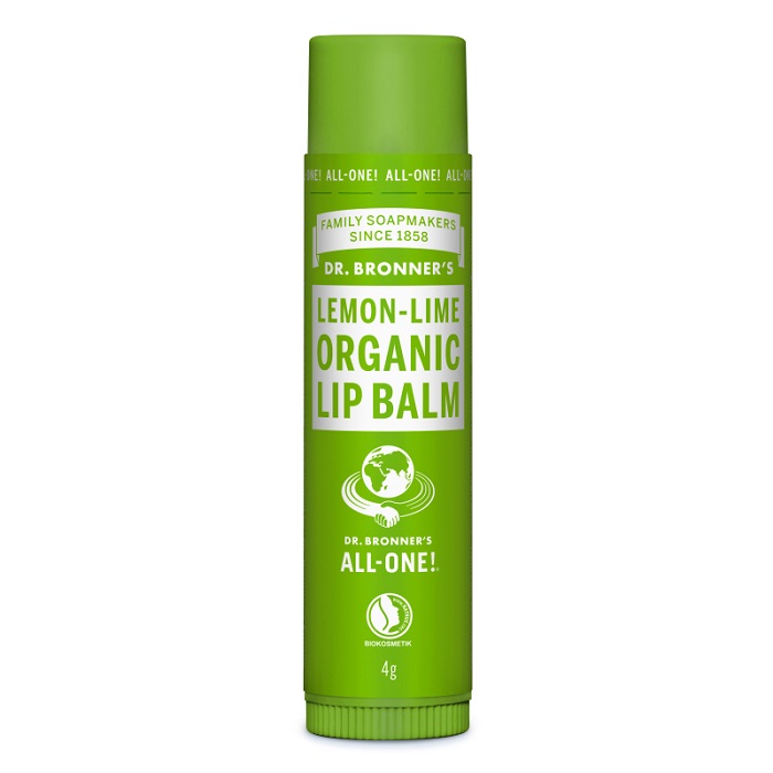 Balsam de buze organic cu Lemon Lime 4g Dr Bronner