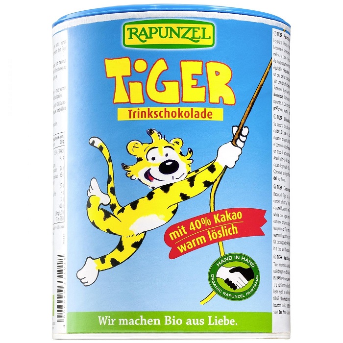 Cacao Tiger ciocolata calda la doza, bio 400g Rapunzel