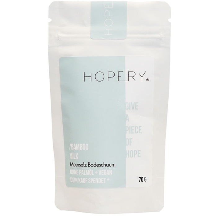 Sare de mare spumanta Bamboo Milk 70g Hopery Vegan