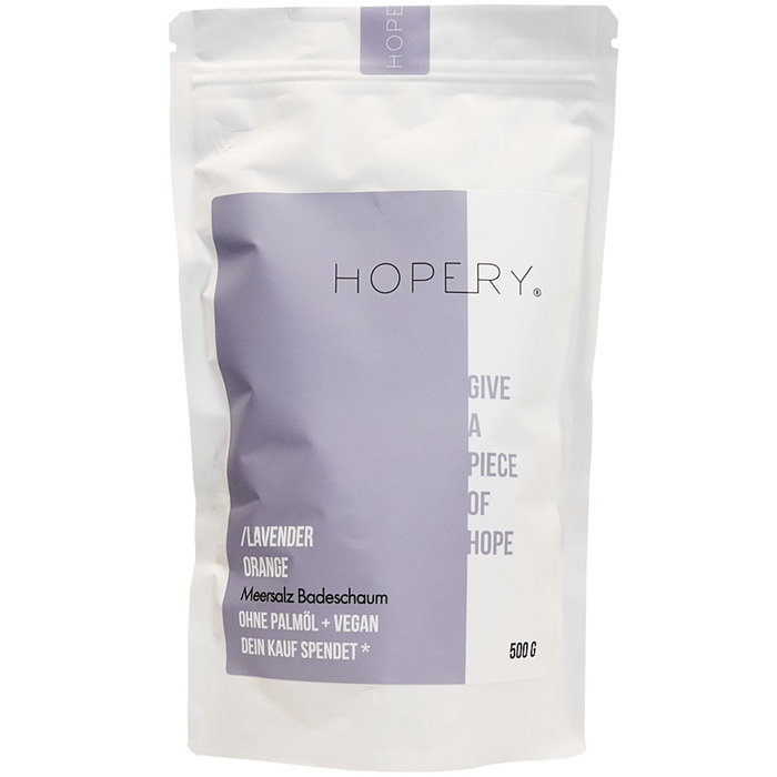 Sare de mare spumanta Lavender Orange 500g Hopery Vegan