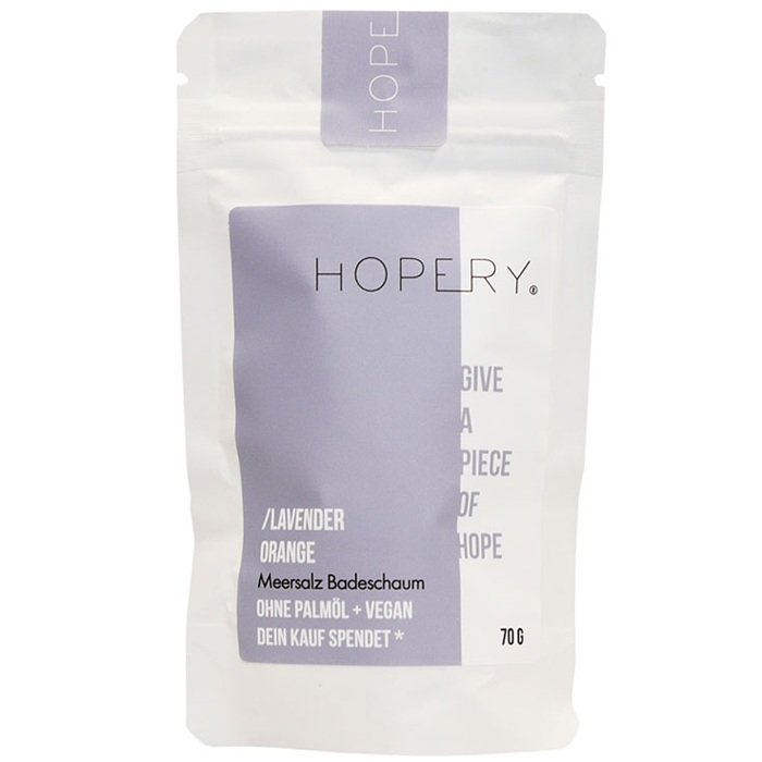 Sare de mare spumanta Lavender Orange 70g Hopery Vegan