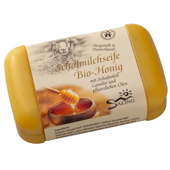 Sapun cremos cu lapte de oaie si miere 100g Saling