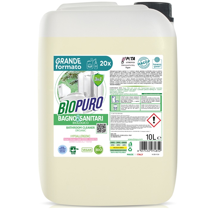 Detergent pentru baie hipoalergen ecologic 10l Biopuro