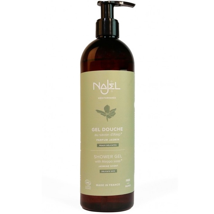 Gel de dus bio cu sapun de Alep si iasomie 500ml Najel